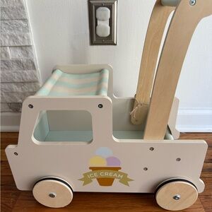 Moover Wooden Push Truck